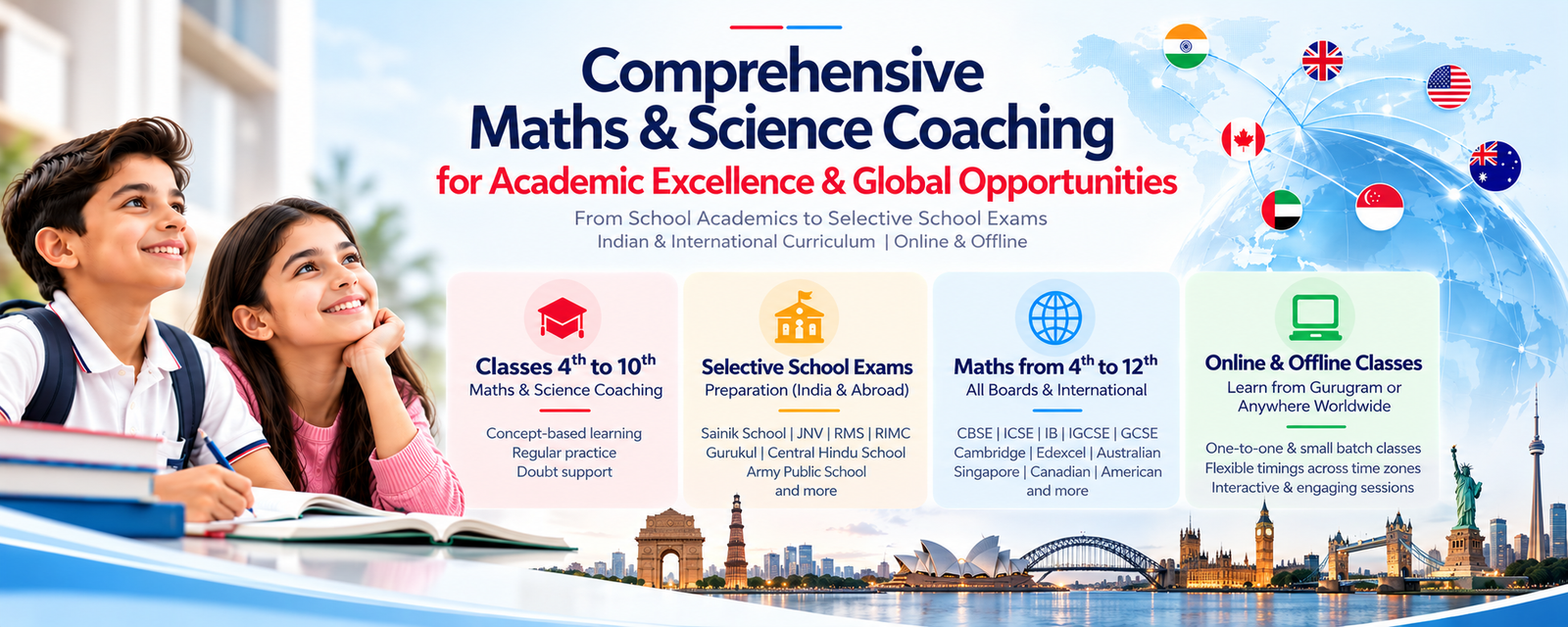 Comprehensive Maths and Science Coaching for Academic Excellence and Global Opportunities